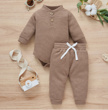 "Toddler Long Sleeve Romper"