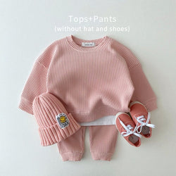 "Baby Cotton Knitting Clothing" Set