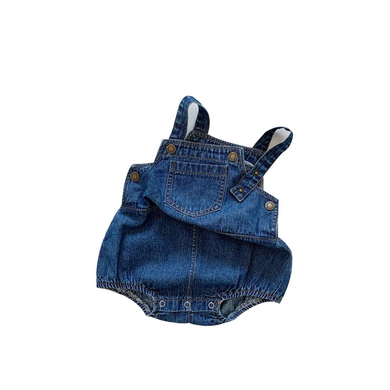 "Denim Baby Overalls"