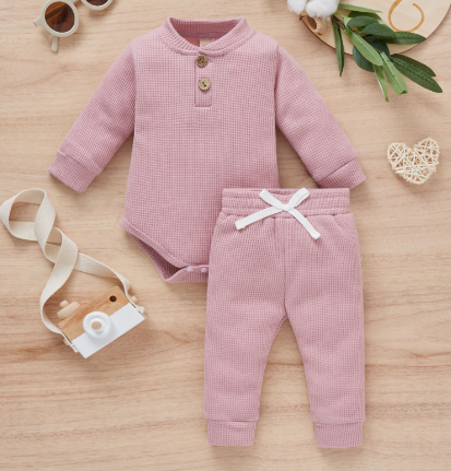 "Toddler Long Sleeve Romper"