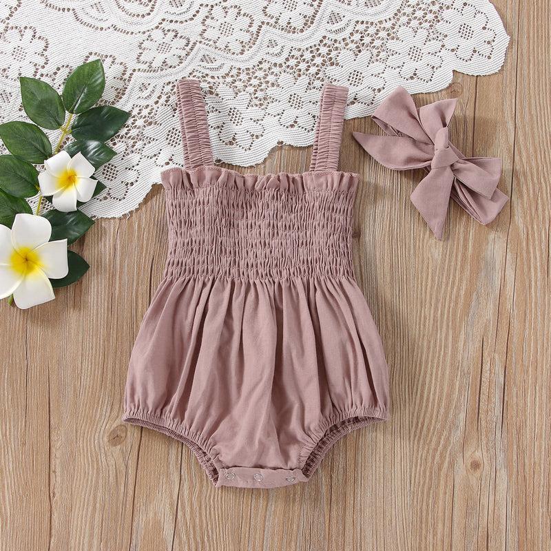 "Sunshine Rompers" Summer Style for Baby Girls