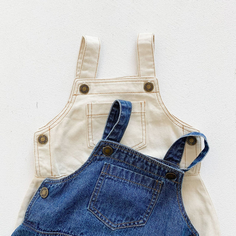 "Denim Baby Overalls"