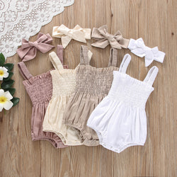 "Sunshine Rompers" Summer Style for Baby Girls